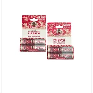 Dr. Squatch Moisturizing Lip Balm - Wild Watermelon (Red) - 2 Pack BUNDLE